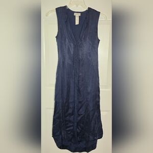 Ajaie Alaie Navy Blue Sleeveless Dress Size XS